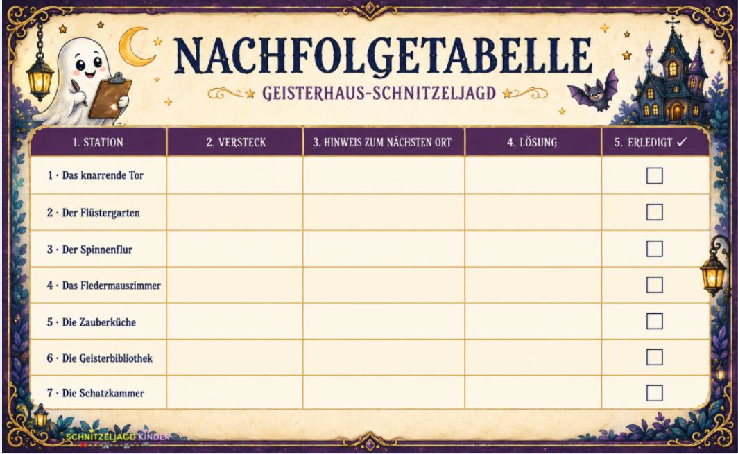 Geisterhaus-Schatzsuche als PDF
