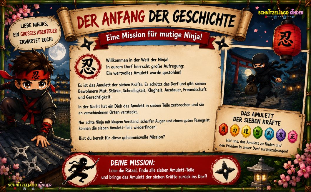 ninja-schatzsuche