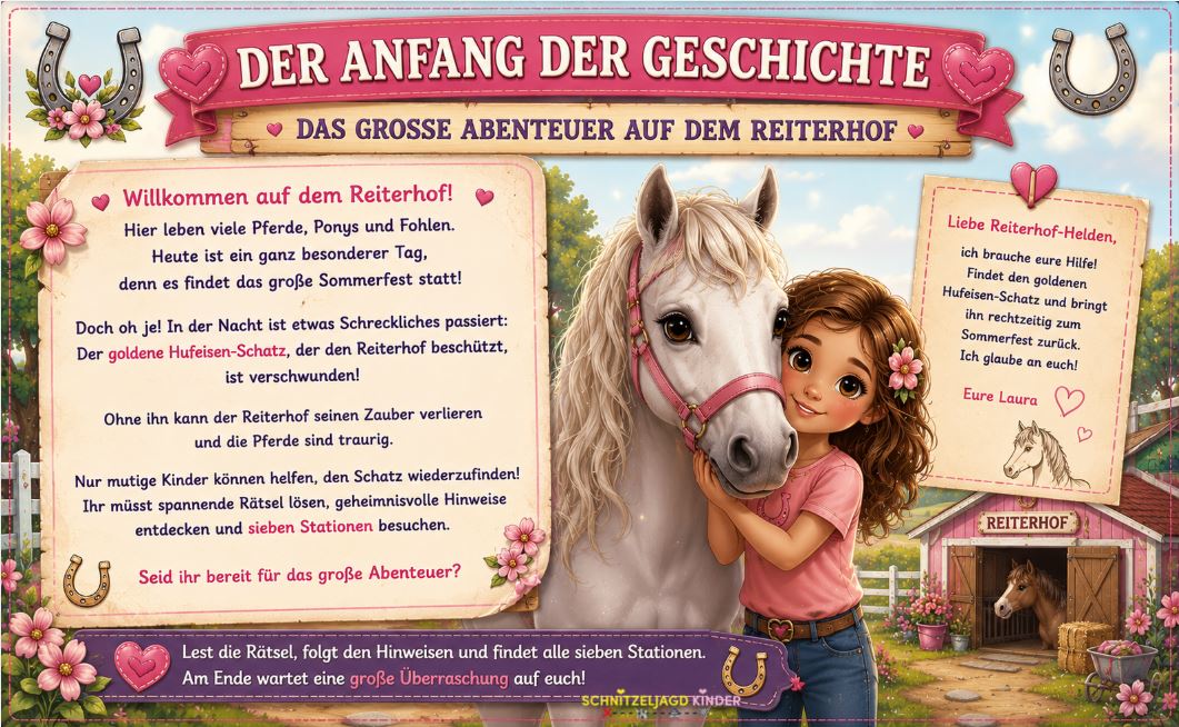 pferde-schnitzeljagd-kinder