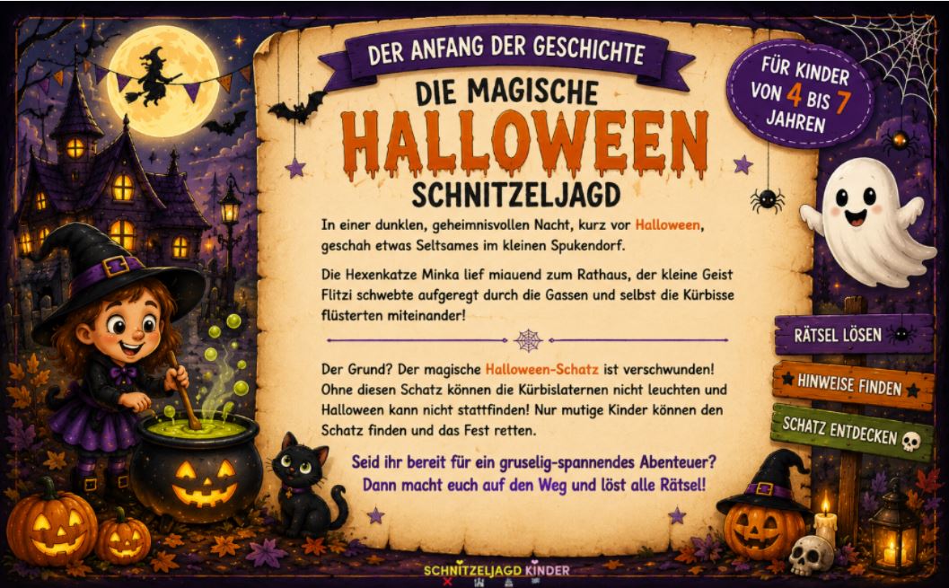 HALLOWEEN-SCHNITZELJAGD