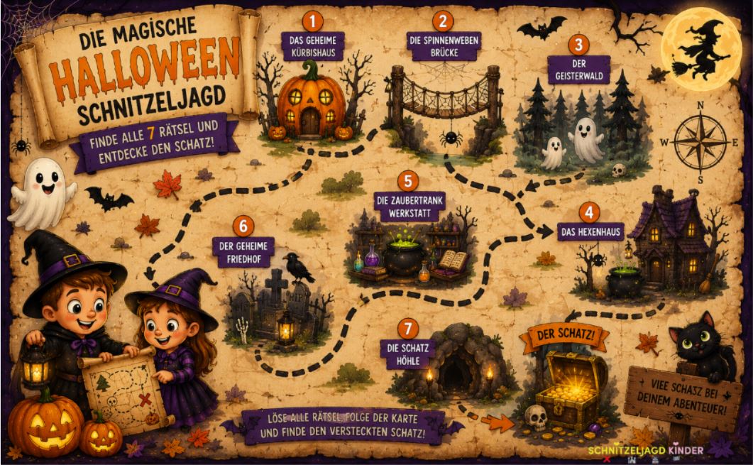 HALLOWEEN-SCHNITZELJAGD