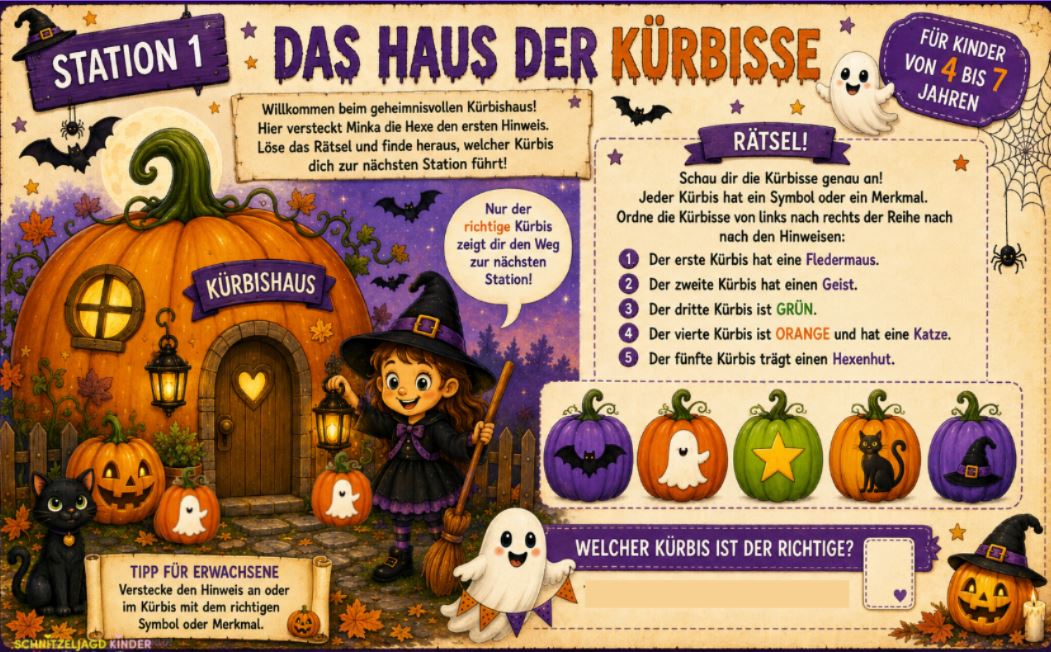 HALLOWEEN-SCHNITZELJAGD