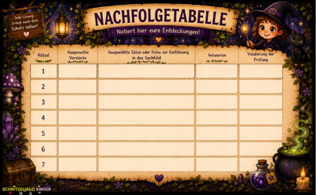 HALLOWEEN-SCHNITZELJAGD
