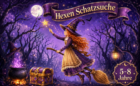 Hexen-Schatzsuche zum Ausdrucken Digitale Schnitzeljagd als PDF