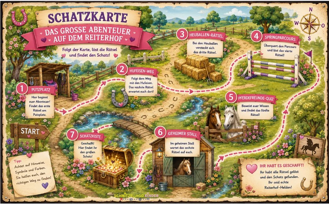 pferde-schnitzeljagd-kinder