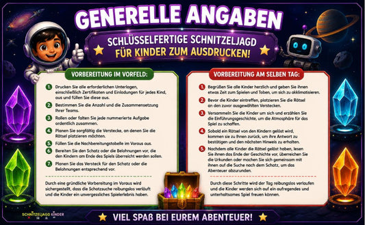 Weltraum -Mission – Die -ultimative Schnitzeljagd- für -kleine -Astronauten