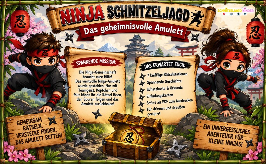 ninja-schatzsuche