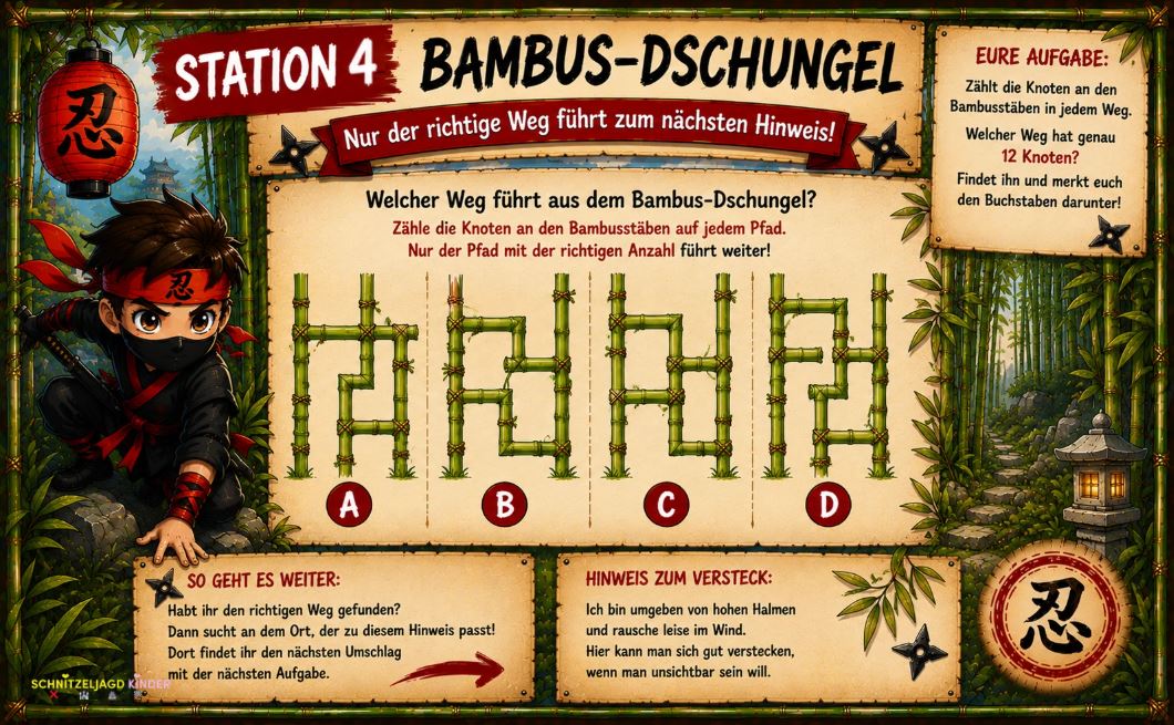ninja-schatzsuche