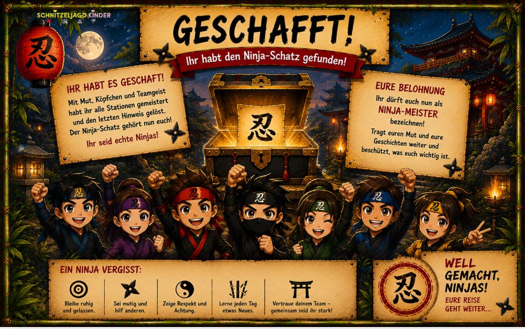 ninja-schatzsuche
