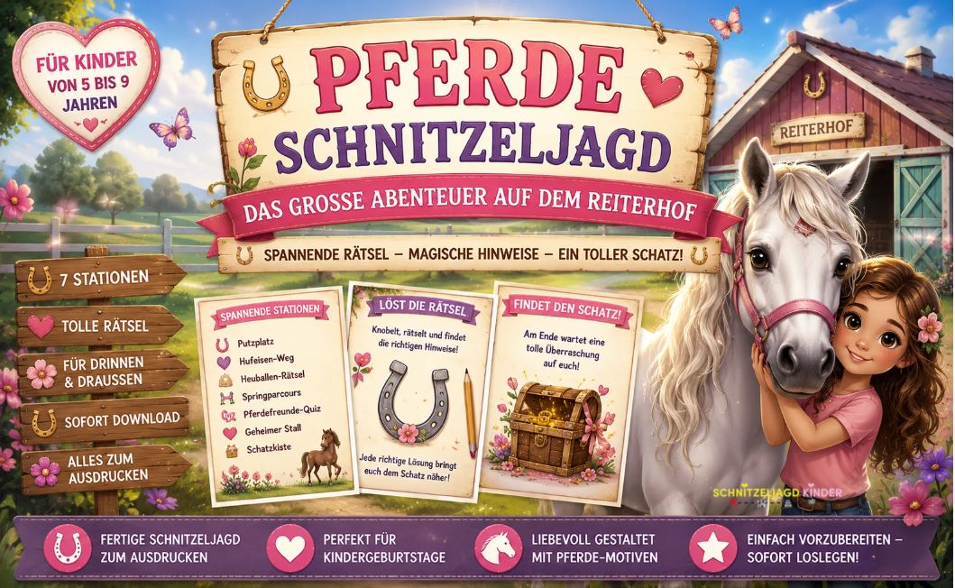 pferde-schnitzeljagd-kinder