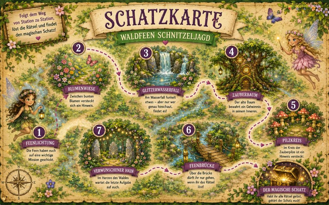 waldfeen-schnitzeljagd