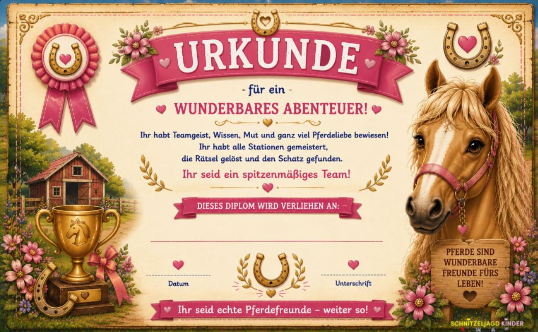 pferde-schnitzeljagd-kinder
