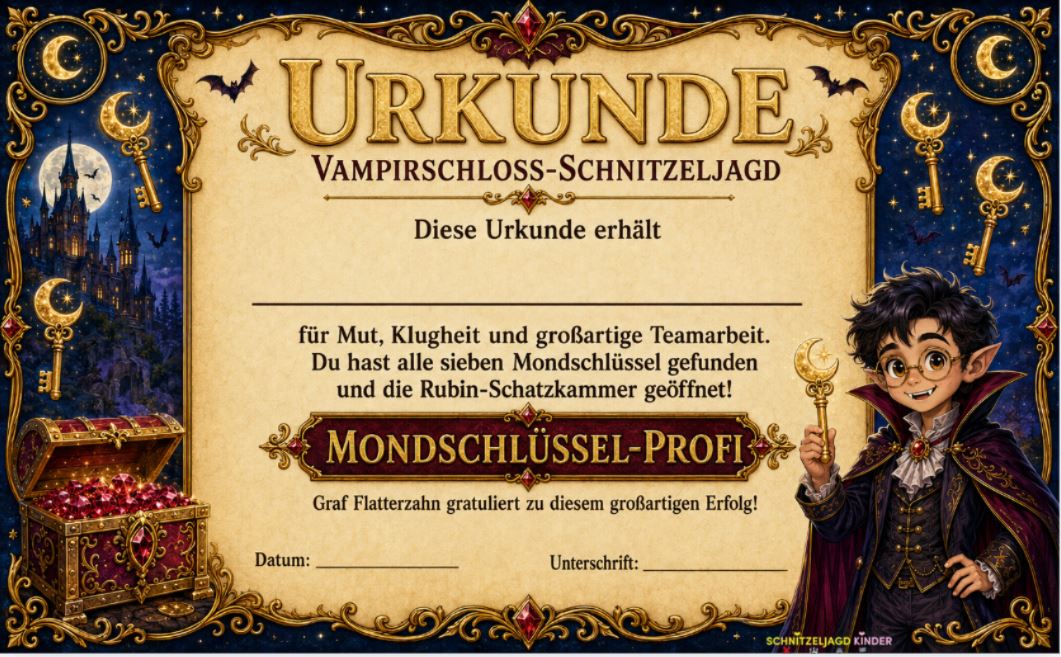 Vampirschloss-Schatzsuche-Abenteuer als PDF