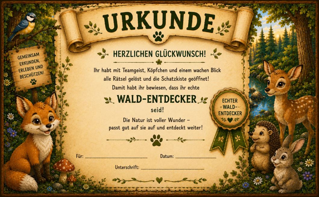 Sommer-Schnitzeljagd am Waldsee