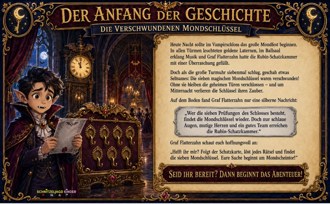 Vampirschloss-Schatzsuche-Abenteuer als PDF