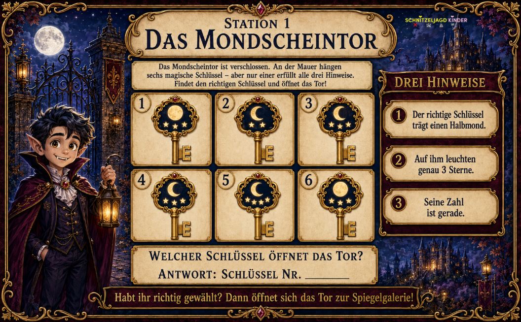Vampirschloss-Schatzsuche-Abenteuer als PDF