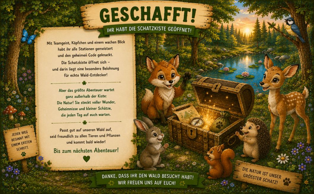 Sommer-Schnitzeljagd am Waldsee