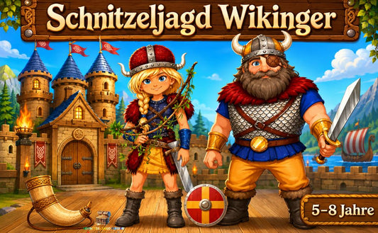 Wikinger Schatzsuche zum Ausdrucken – Schnitzeljagd Kinder 5-8 Jahre | Kindergeburtstag PDF