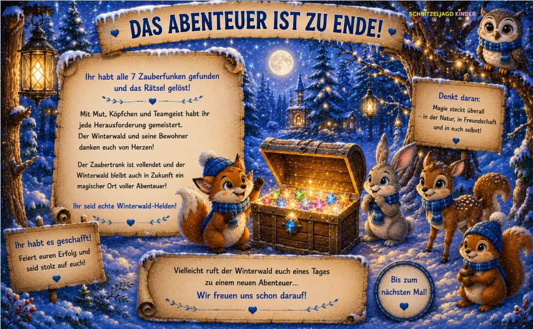 Winter -Schatzsuche- für- Kinder