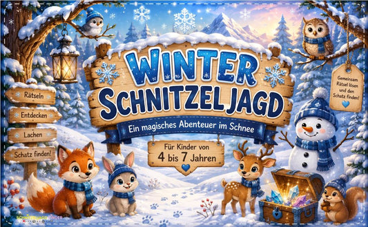 Winter -Schatzsuche- für- Kinder