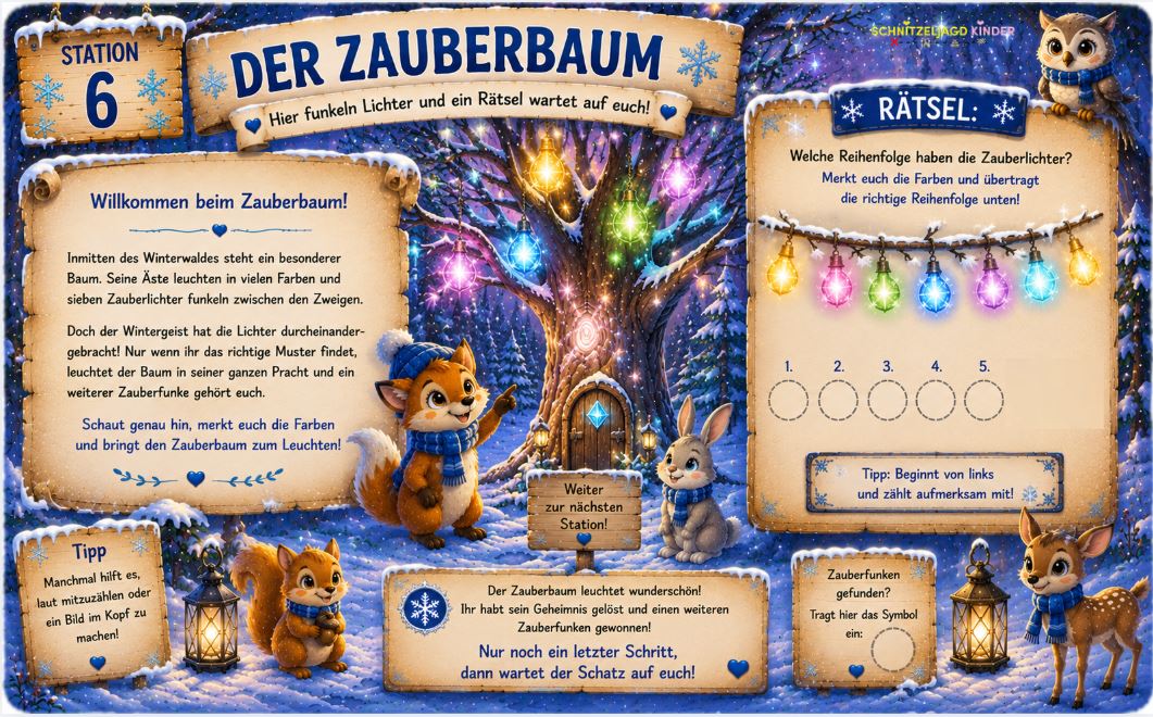 Winter -Schatzsuche- für- Kinder