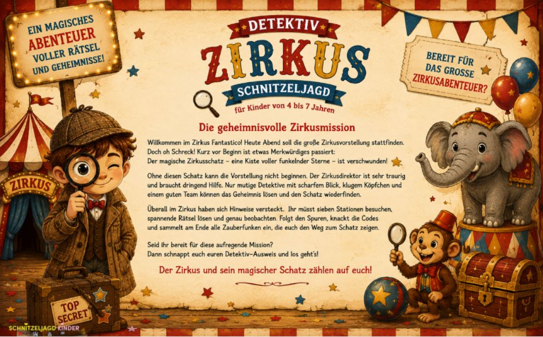zirkus-schatzsuche