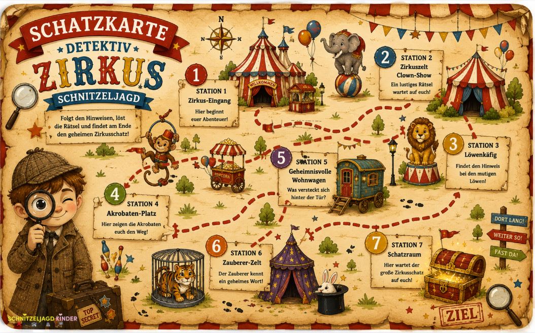 zirkus-schatzsuche