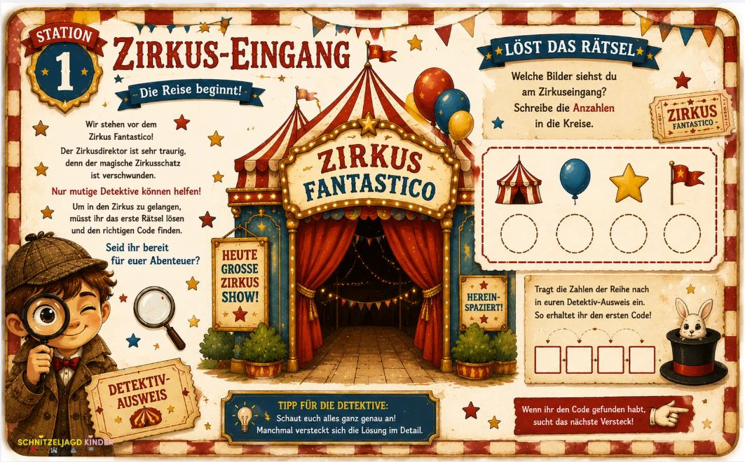 zirkus-schatzsuche